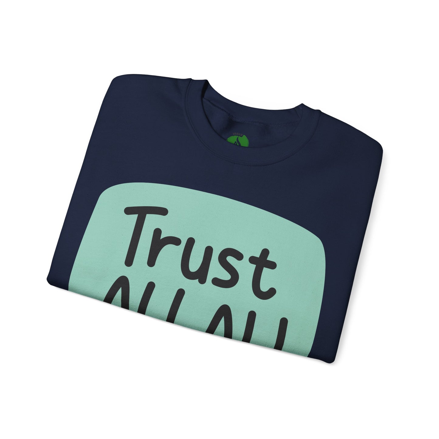 Trust Allah Crewneck Sweatshirt - Unisex Heavy Blend™ Islamic Fashion Sweat Shirt