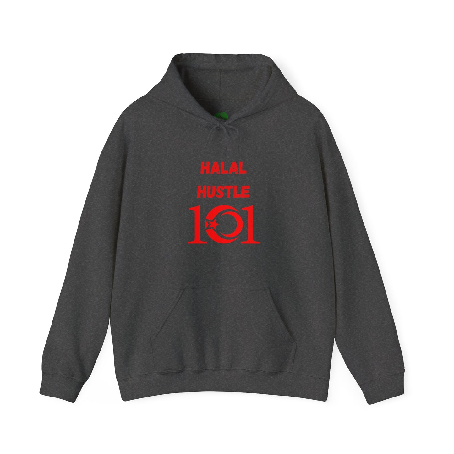 Halal Hustle 101 Unisex Hoodie - Motivational Streetwear for Everyday Inspiration Muslim Gym Clothing Hoodie