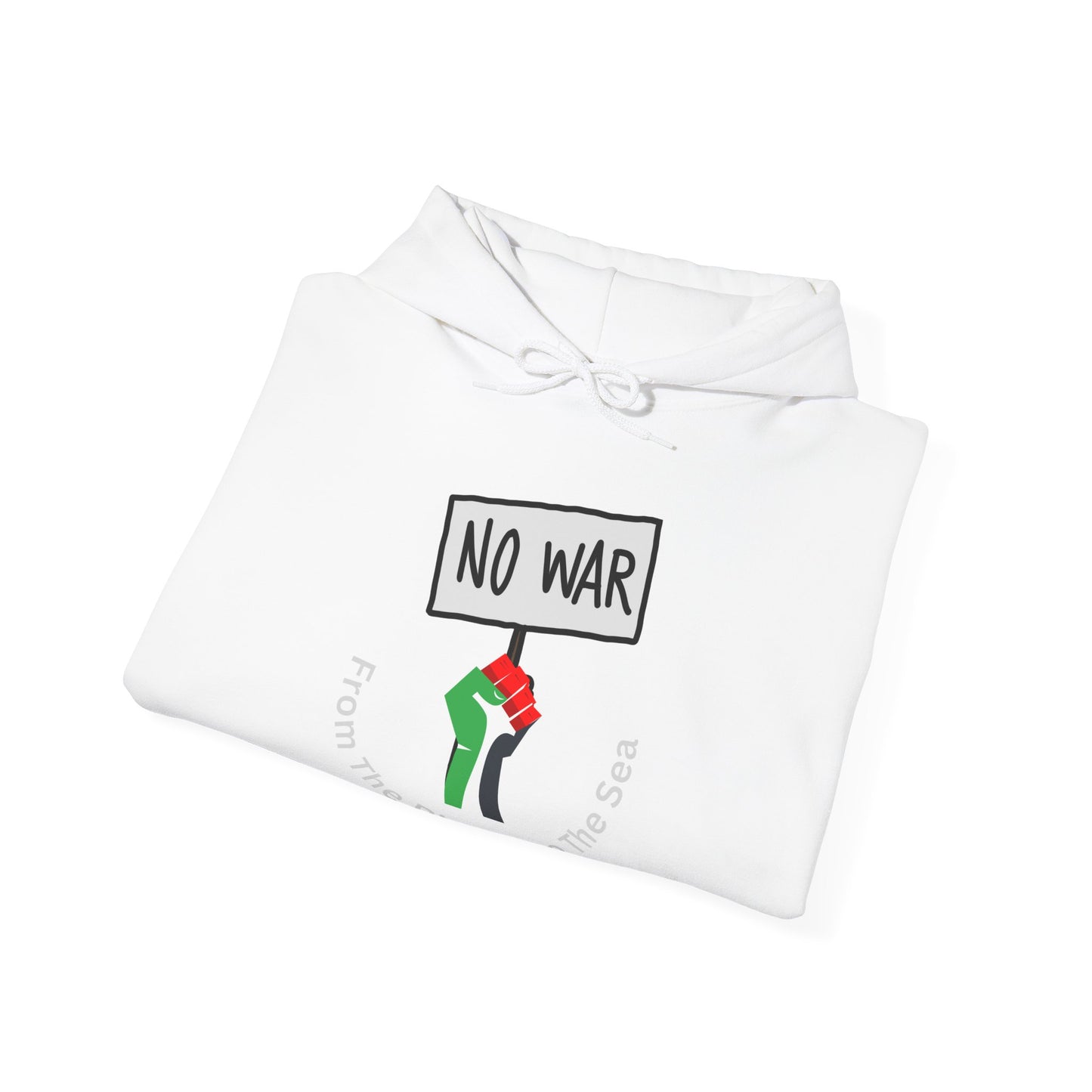 Unisex Heavy Blend™ Hoodie - NO WAR Protest Sweatshirt Muslim Clothing