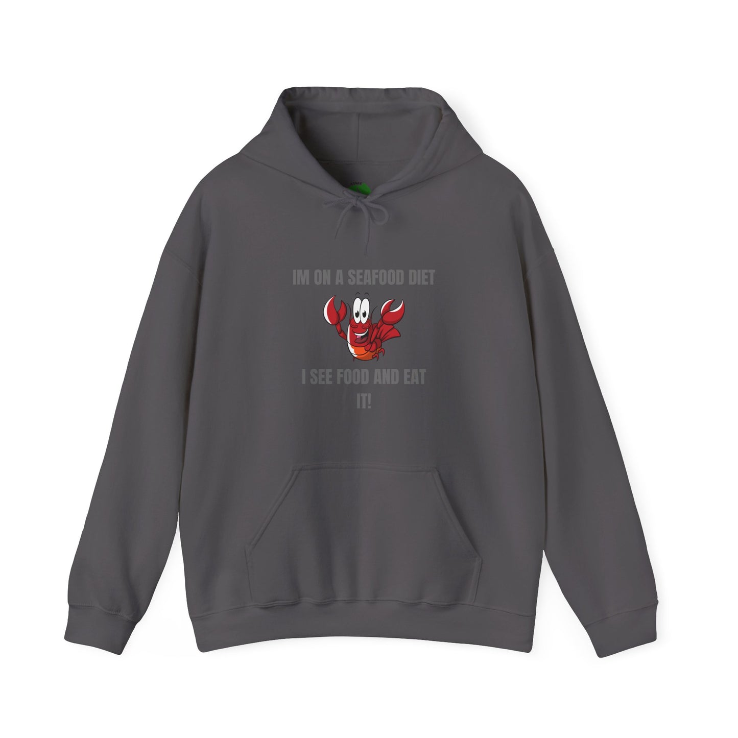 Funny Seafood Diet Hoodie for Food Lovers Humour Joke Clothing