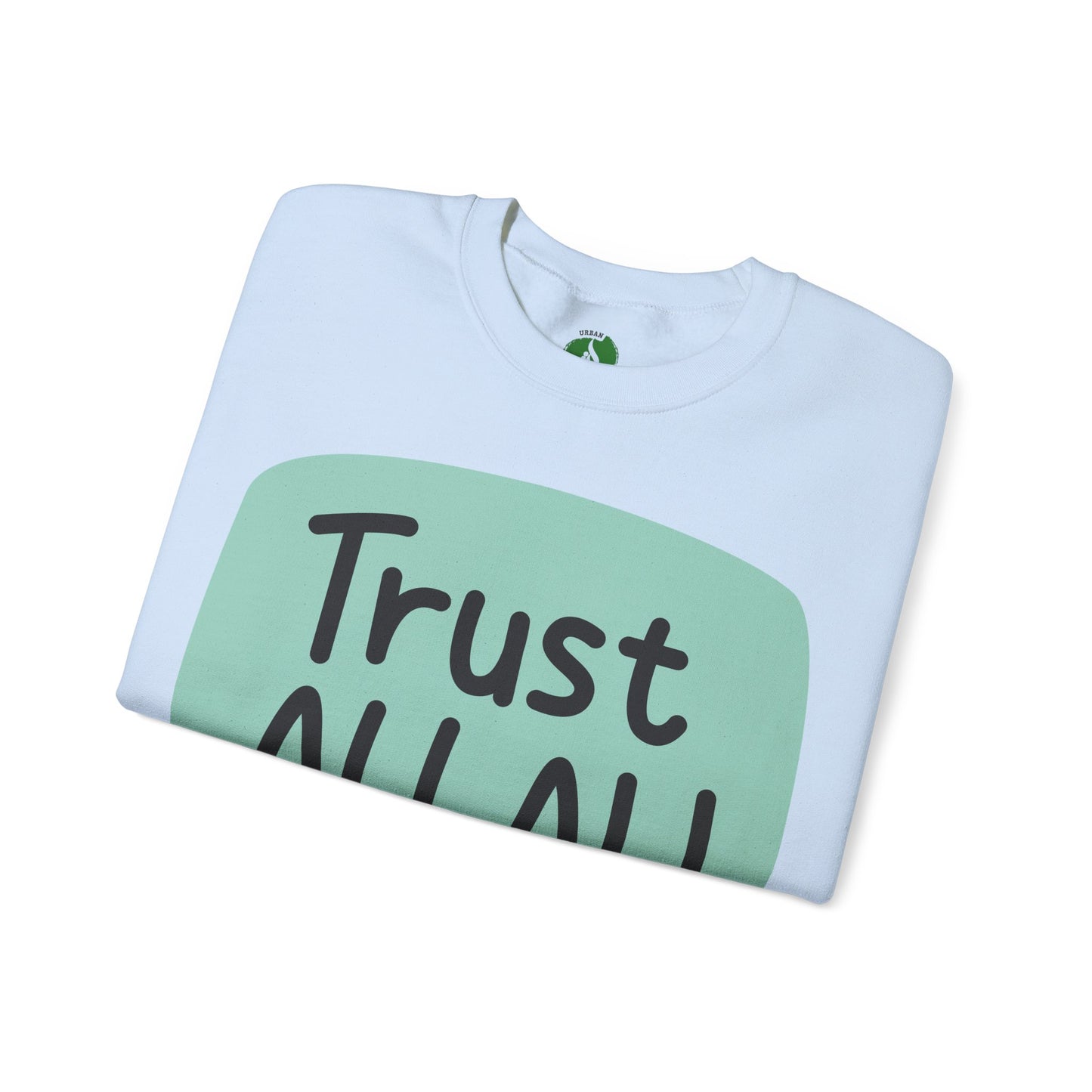 Trust Allah Crewneck Sweatshirt - Unisex Heavy Blend™ Islamic Fashion Sweat Shirt