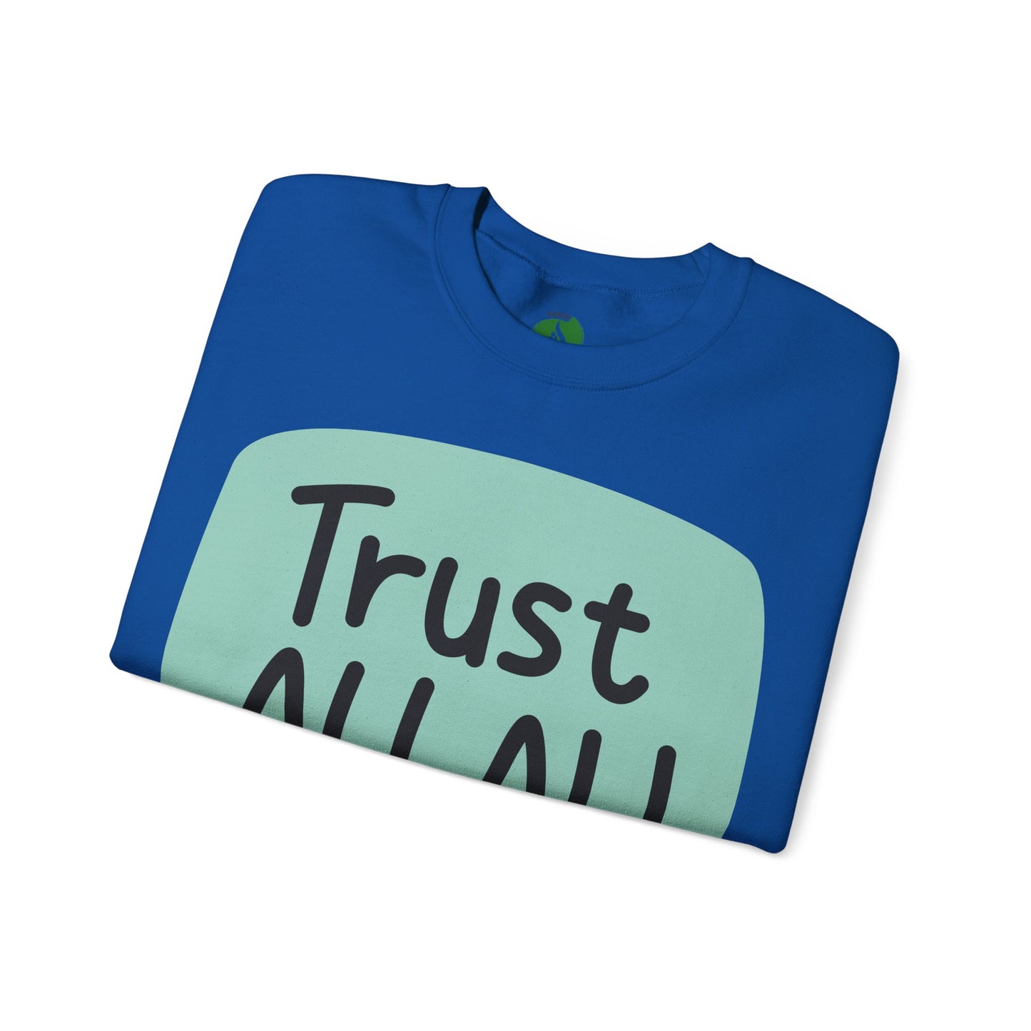 Trust Allah Crewneck Sweatshirt - Unisex Heavy Blend™ Islamic Fashion Sweat Shirt
