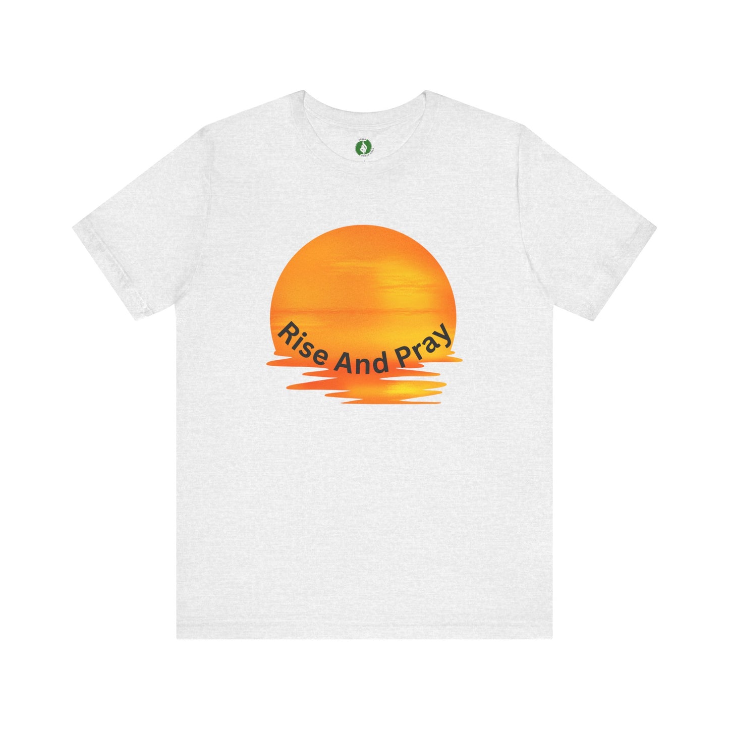 Sunrise 'Rise And Pray' Unisex Tee - Inspirational Short Sleeve Shirt Muslim Street Wear
