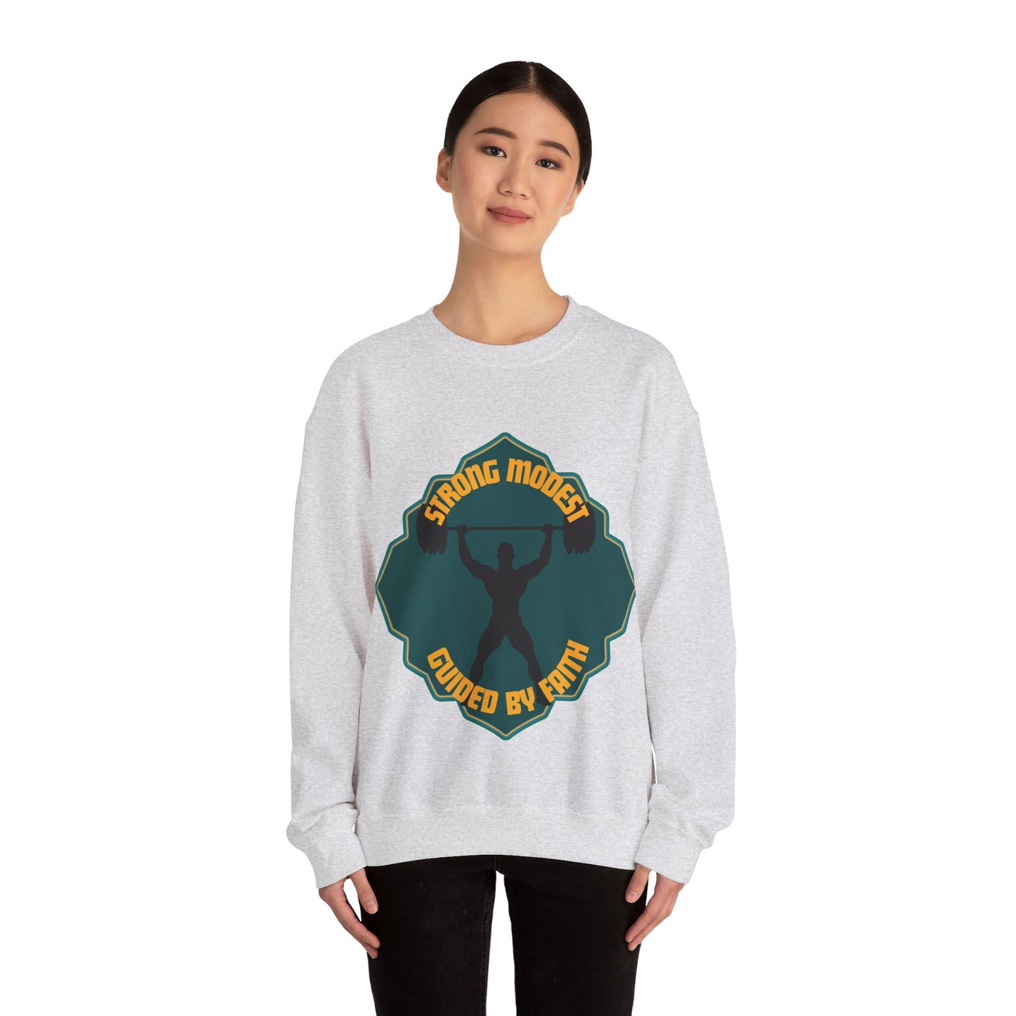 Guided by Faith Unisex Crewneck Sweatshirt - Strong & Modest Apparel Muslim Street Wear Fashion