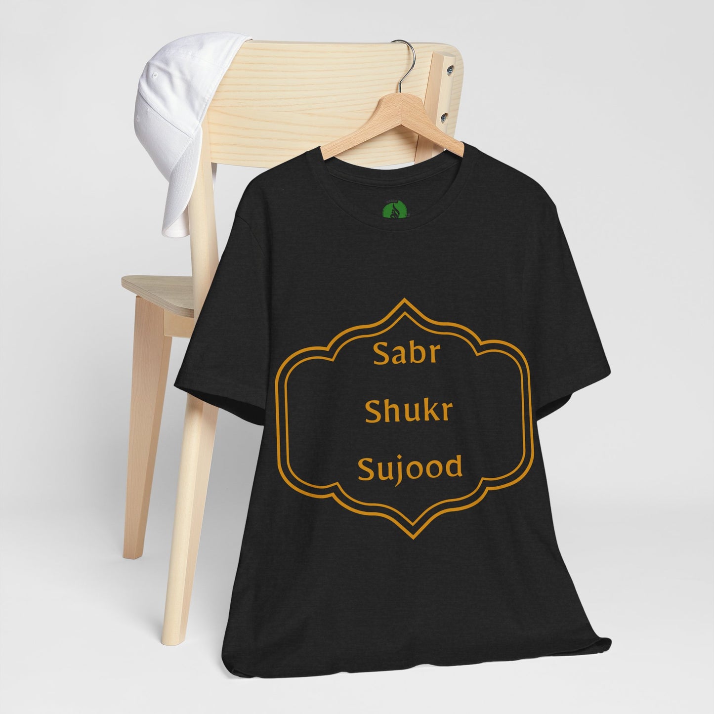 Inspirational Muslim Tee - Sabr Shukr Sujood Islamic Streetwear T Shirt