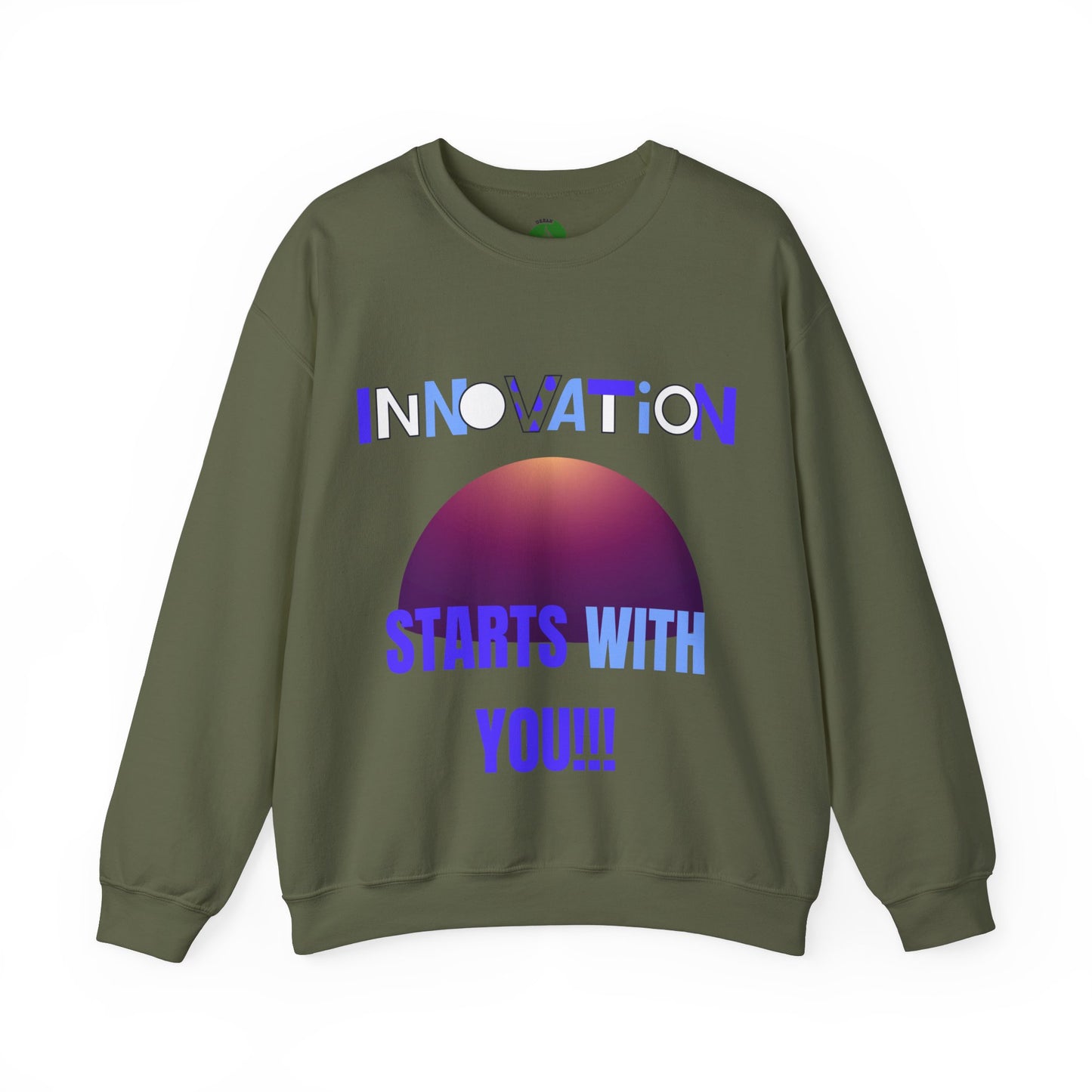 Innovation Starts With You Unisex Crewneck Sweatshirt Gym Clothing Sweat Shirt