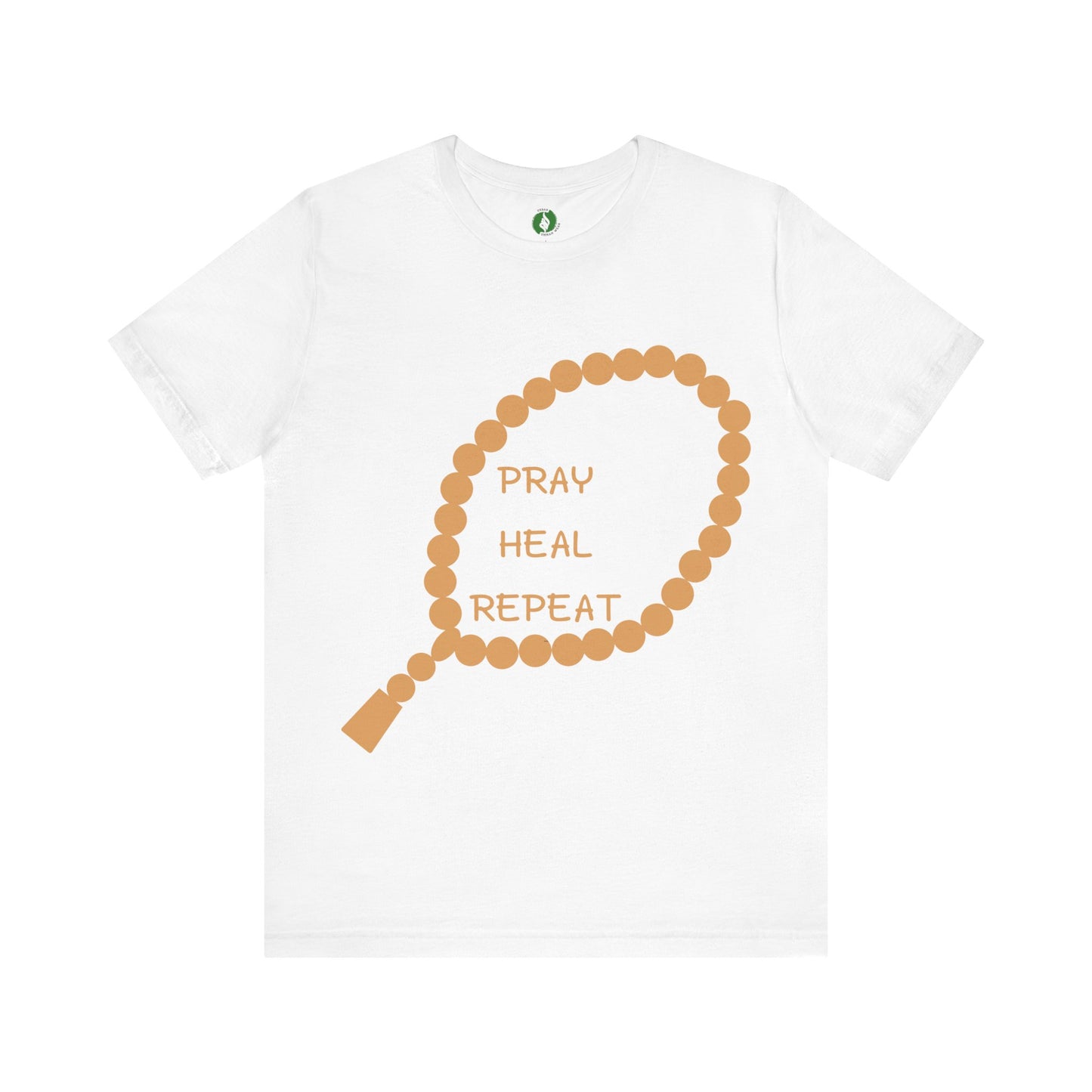 Pray Heal Repeat Unisex Jersey Tee - Inspirational Spiritual Shirt Islamic Street Fashion