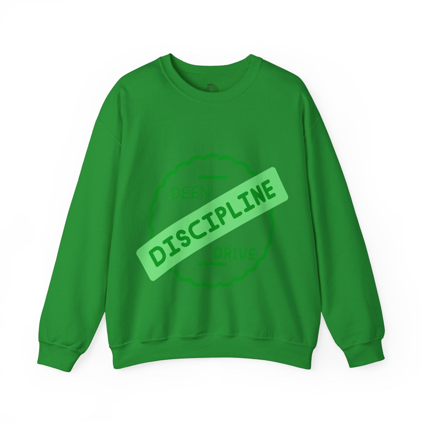 Motivational Crewneck Sweatshirt - Discipline & Drive Muslim Youth Fashion Sweat Shirt