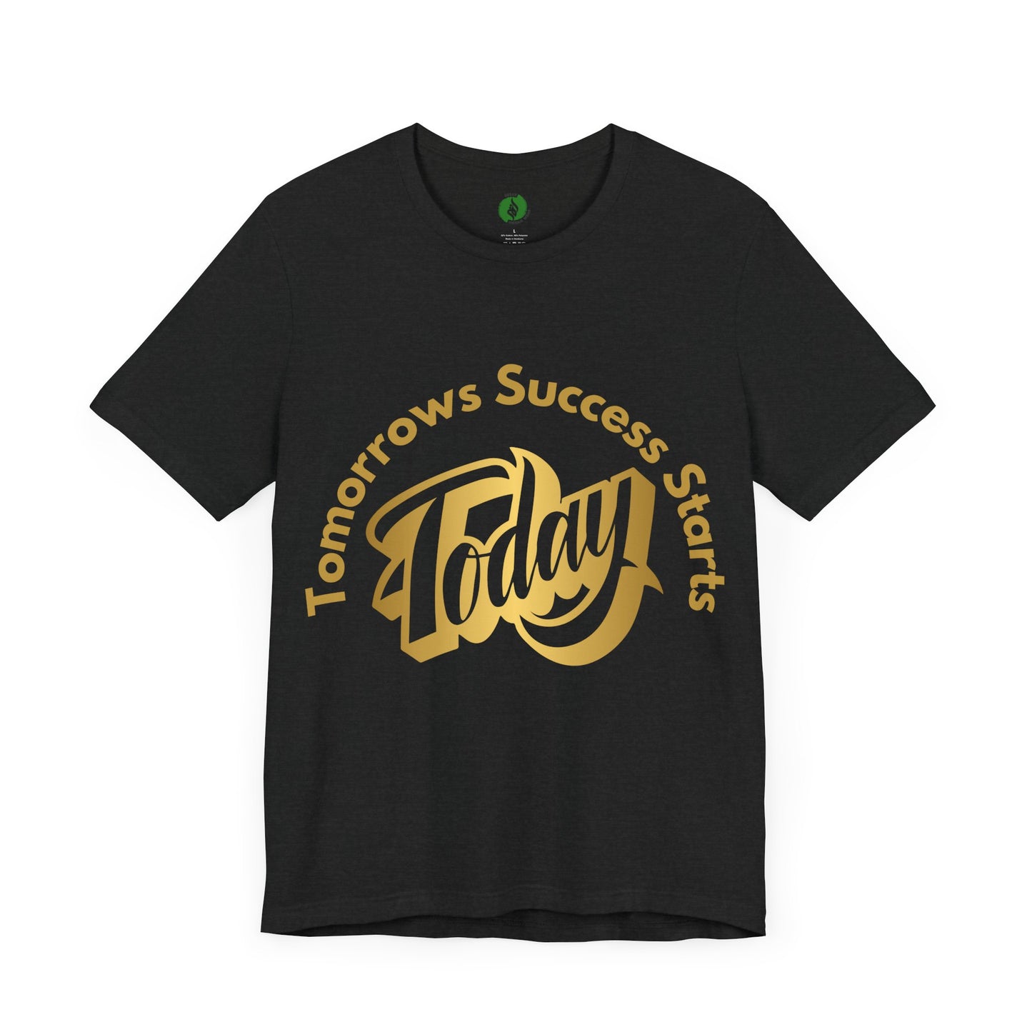 Inspirational Success Tee - "Tomorrow’s Success Starts Today" Unisex Jersey T-Shirt Gym Motivation T Shirt