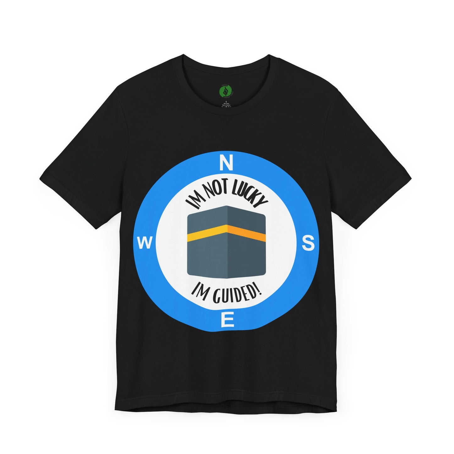 Guided Journey Unisex Jersey Tee - Inspirational Compass Design Halal Fashion T Shirt