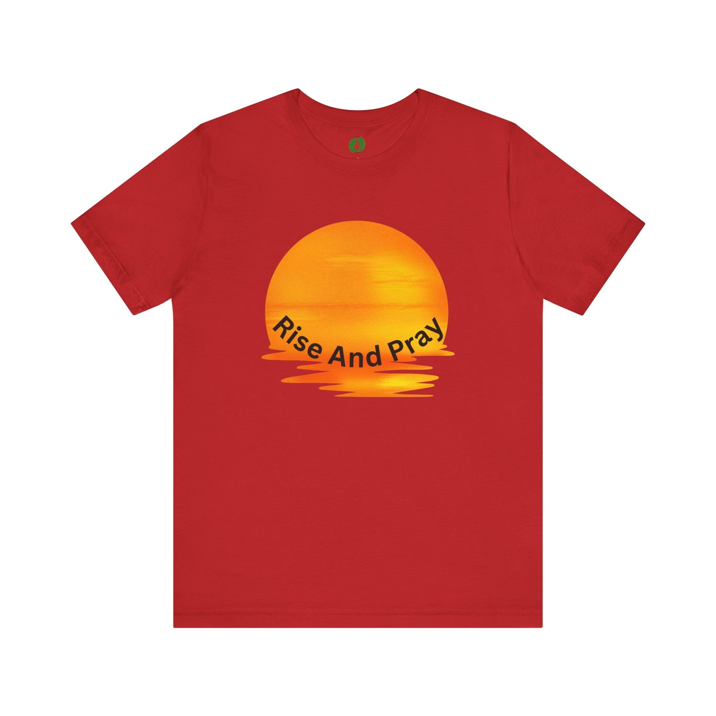 Sunrise 'Rise And Pray' Unisex Tee - Inspirational Short Sleeve Shirt Muslim Street Wear