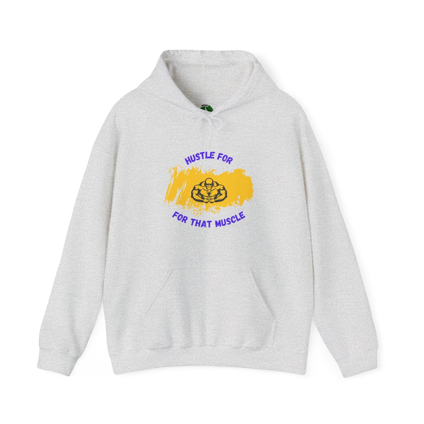 Hustle for That Muscle Hoodie - Unisex Heavy Blend™ Sweatshirt Gym Clothing Hoodie