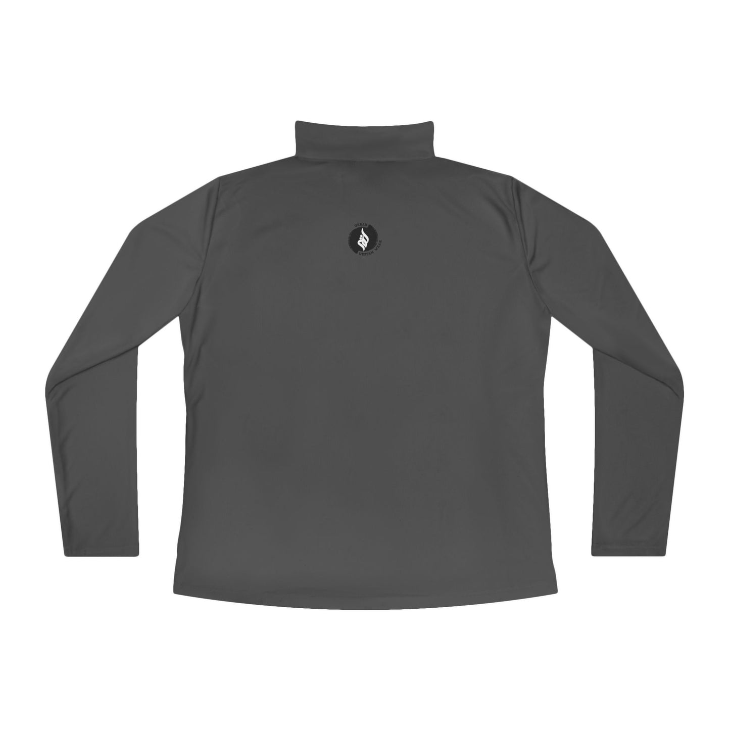 Ladies Quarter-Zip Pullover with Heart Design - Perfect for Active Lifestyle Muslim Women Clothing