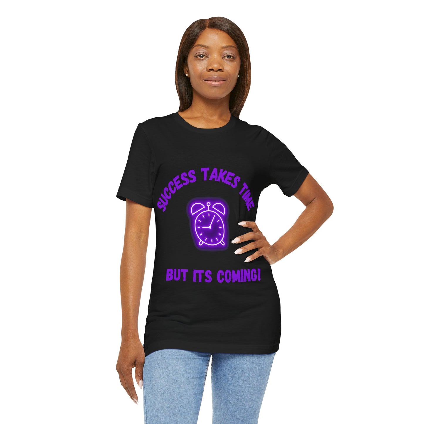 Success Takes Time Tee - Motivational Clothing Unisex Short Sleeve T-Shirt