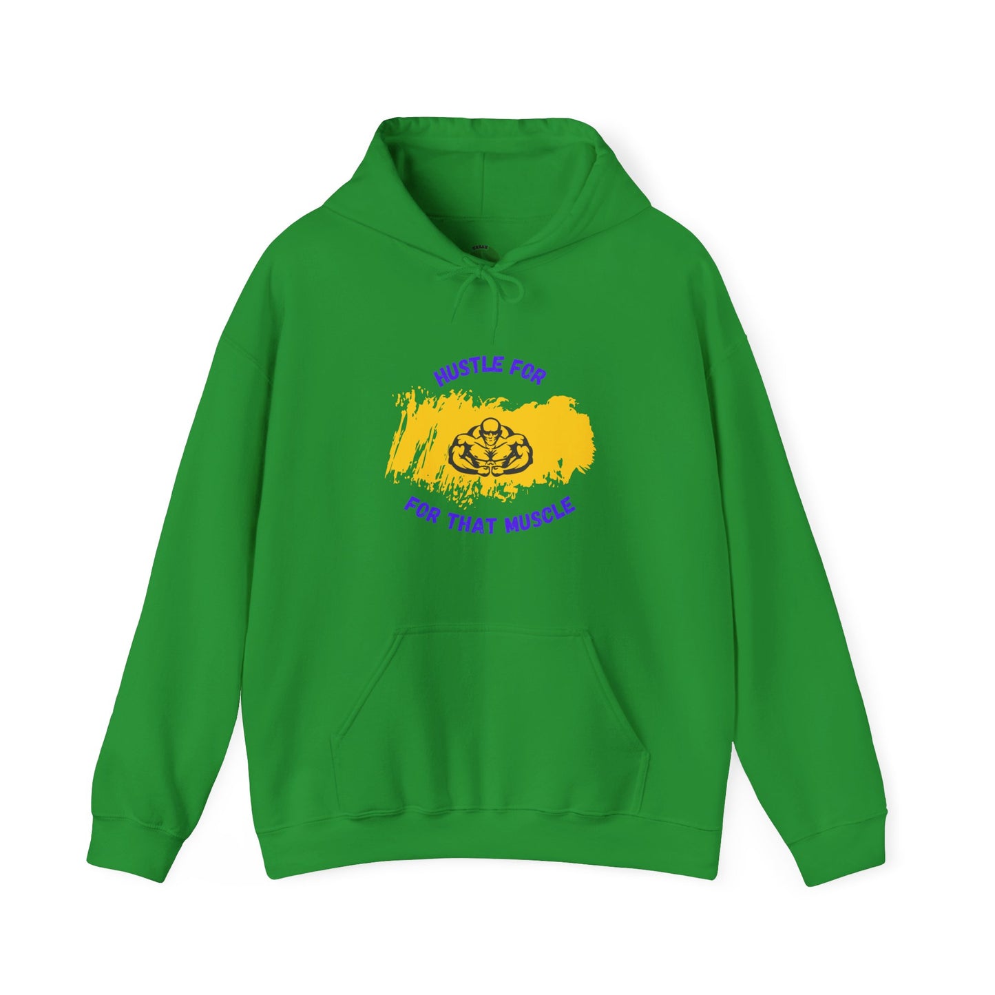 Hustle for That Muscle Hoodie - Unisex Heavy Blend™ Sweatshirt Gym Clothing Hoodie