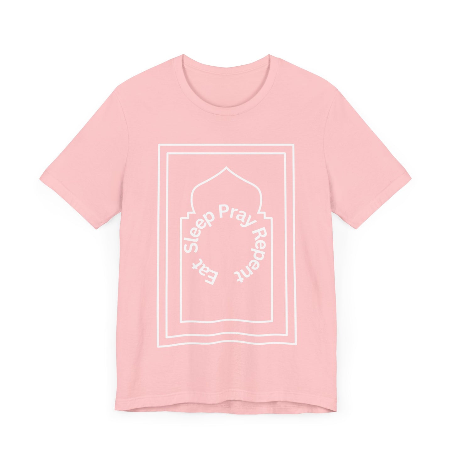 Inspirational Unisex Tee - 'Sleep Pray Repeat' Islamic Clothing