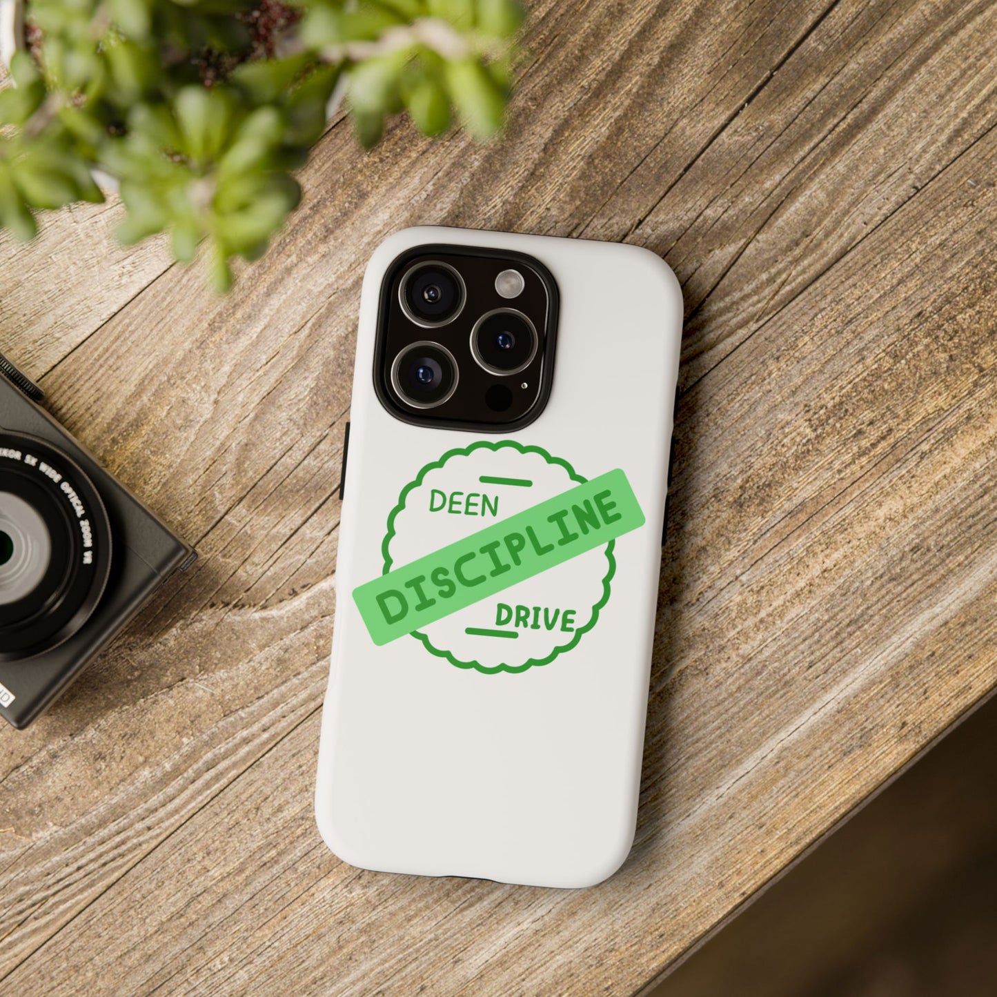 Motivational Phone Case - 'Discipline' Design Muslim Youth Accessories