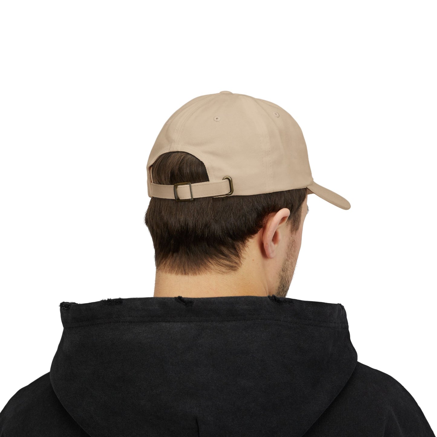 Halal Hustle Classic Dad Cap - Stylish White Cap for Everyday Wear Muslim Streetwear Hat