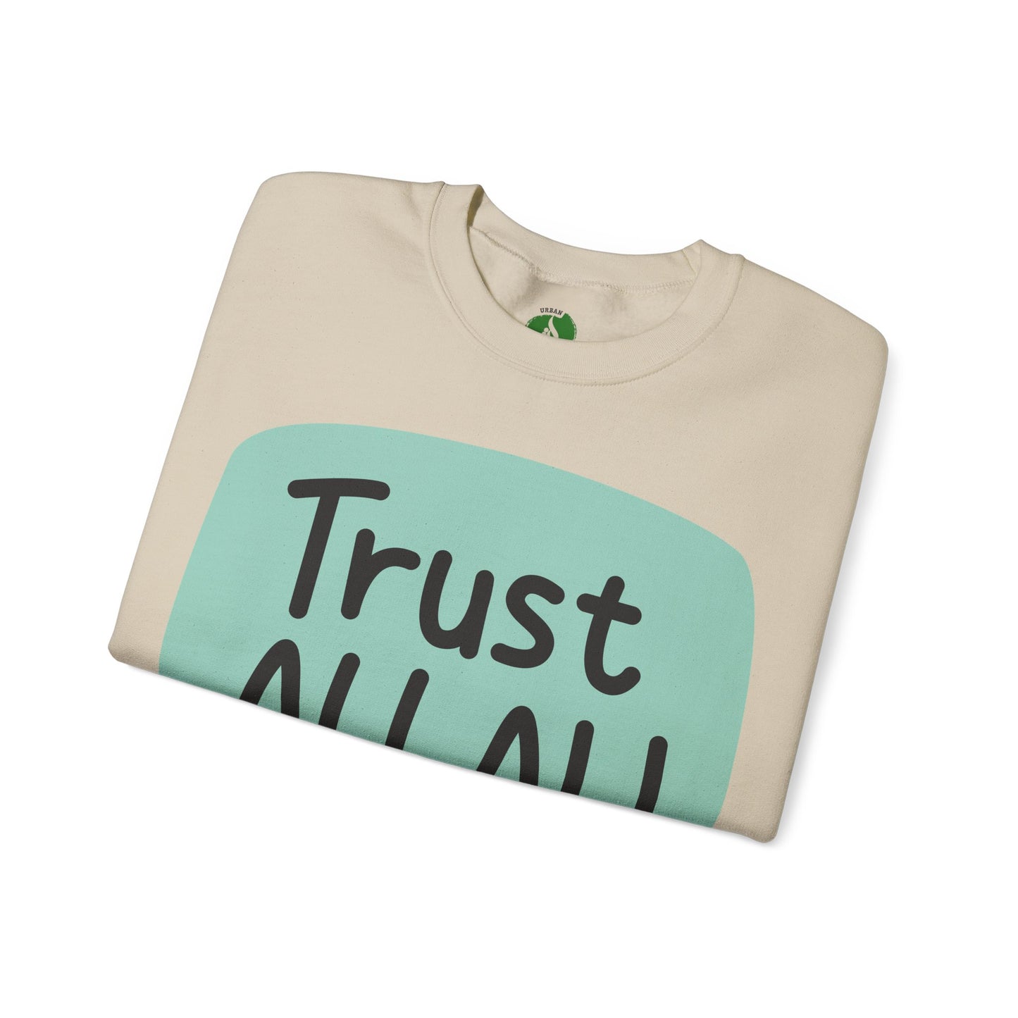 Trust Allah Crewneck Sweatshirt - Unisex Heavy Blend™ Islamic Fashion Sweat Shirt