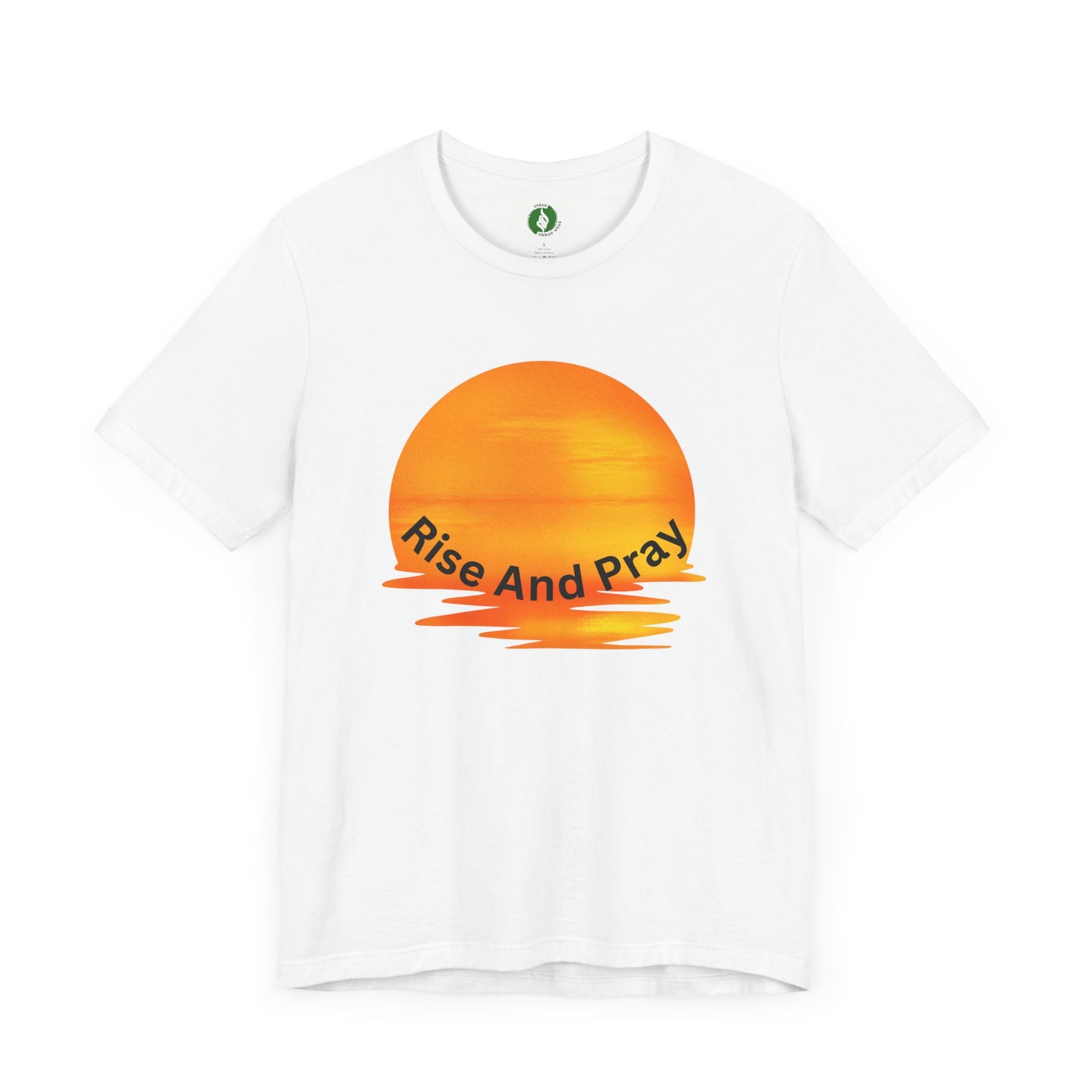 Sunrise 'Rise And Pray' Unisex Tee - Inspirational Short Sleeve Shirt Muslim Street Wear