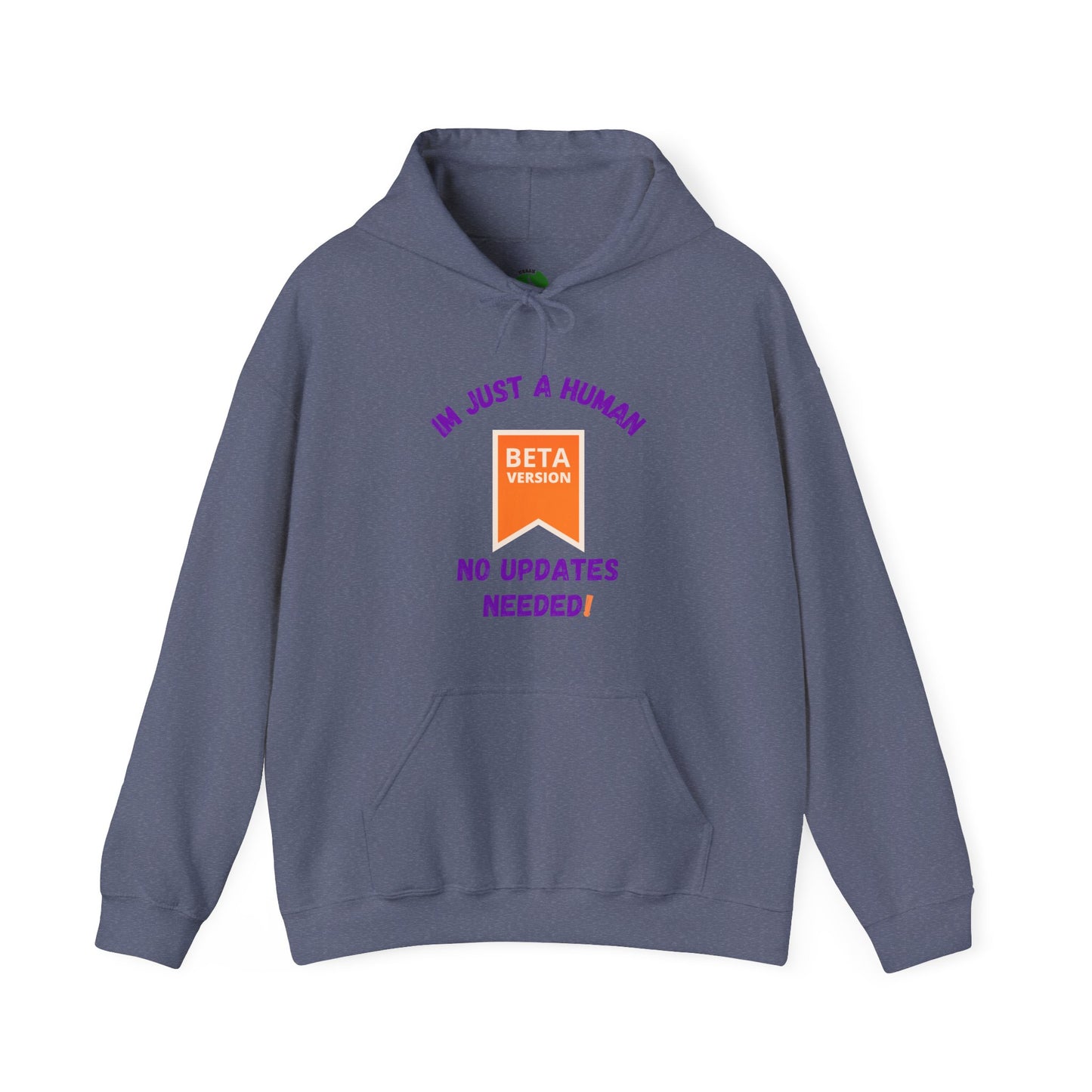 Human Beta Version Hoodie - Funny Unisex Sweatshirt for Everyday Comfort Funny Clothing Hoodie