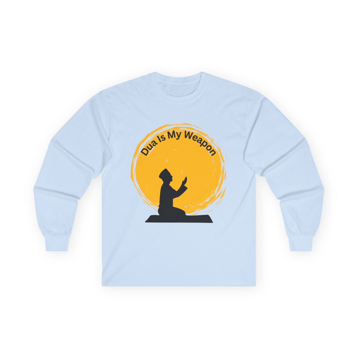 Inspiration Long Sleeve Tee - "Dua Is My Weapon" - Unisex Cotton Shirt Muslim Clothing
