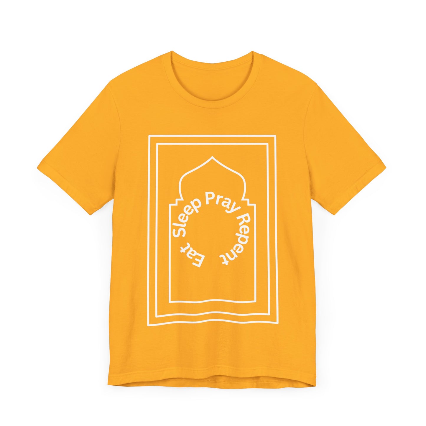 Inspirational Unisex Tee - 'Sleep Pray Repeat' Islamic Clothing