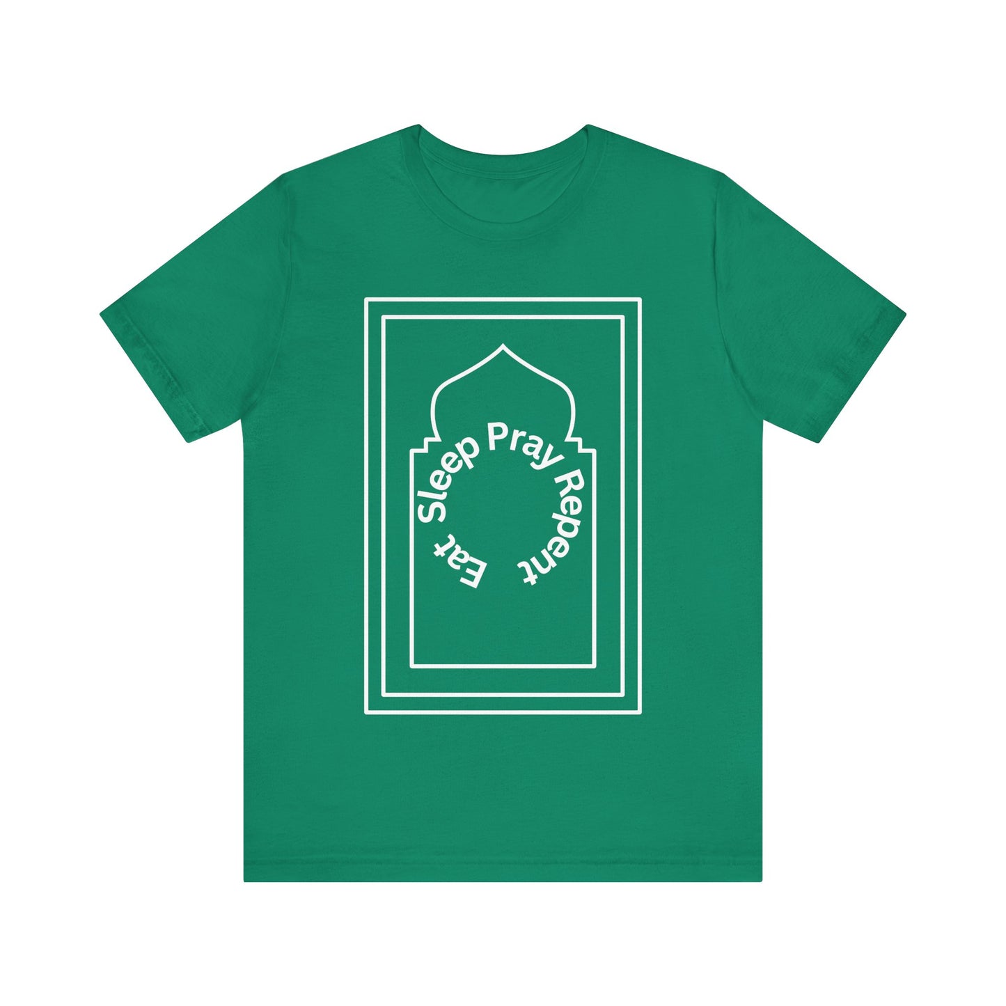Inspirational Unisex Tee - 'Sleep Pray Repeat' Islamic Clothing