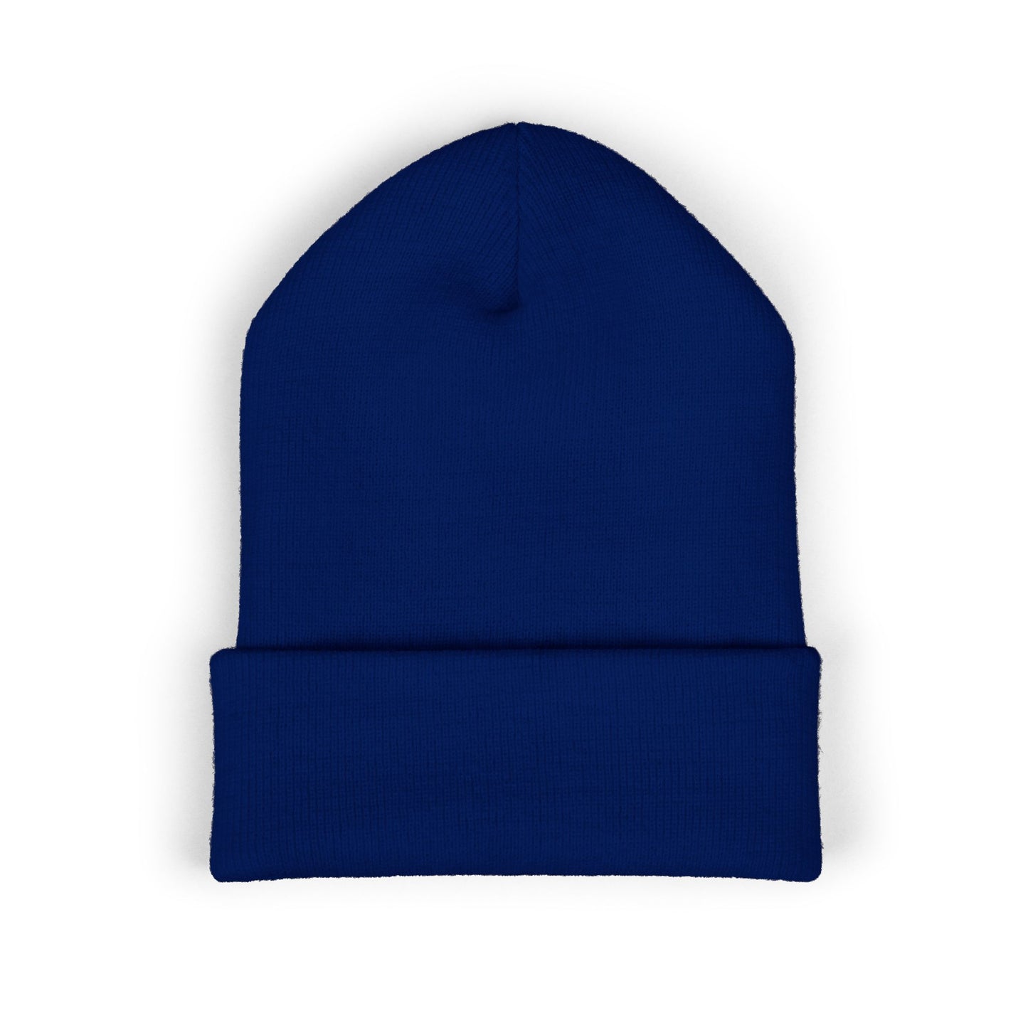 Classic Cuffed Beanie with Embroidered Logo - Cozy Winter Accessory Islamic Clothing