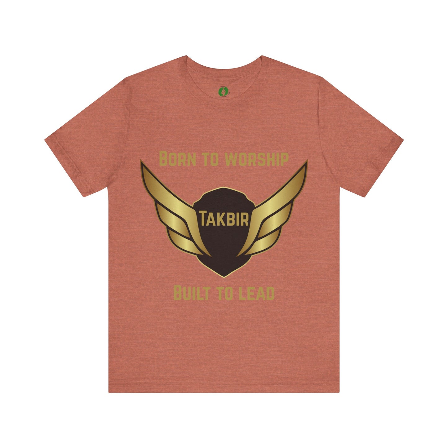 Inspirational Unisex Short Sleeve Tee - 'Born to Worship' Muslim Streetwear Fashion T Shirt