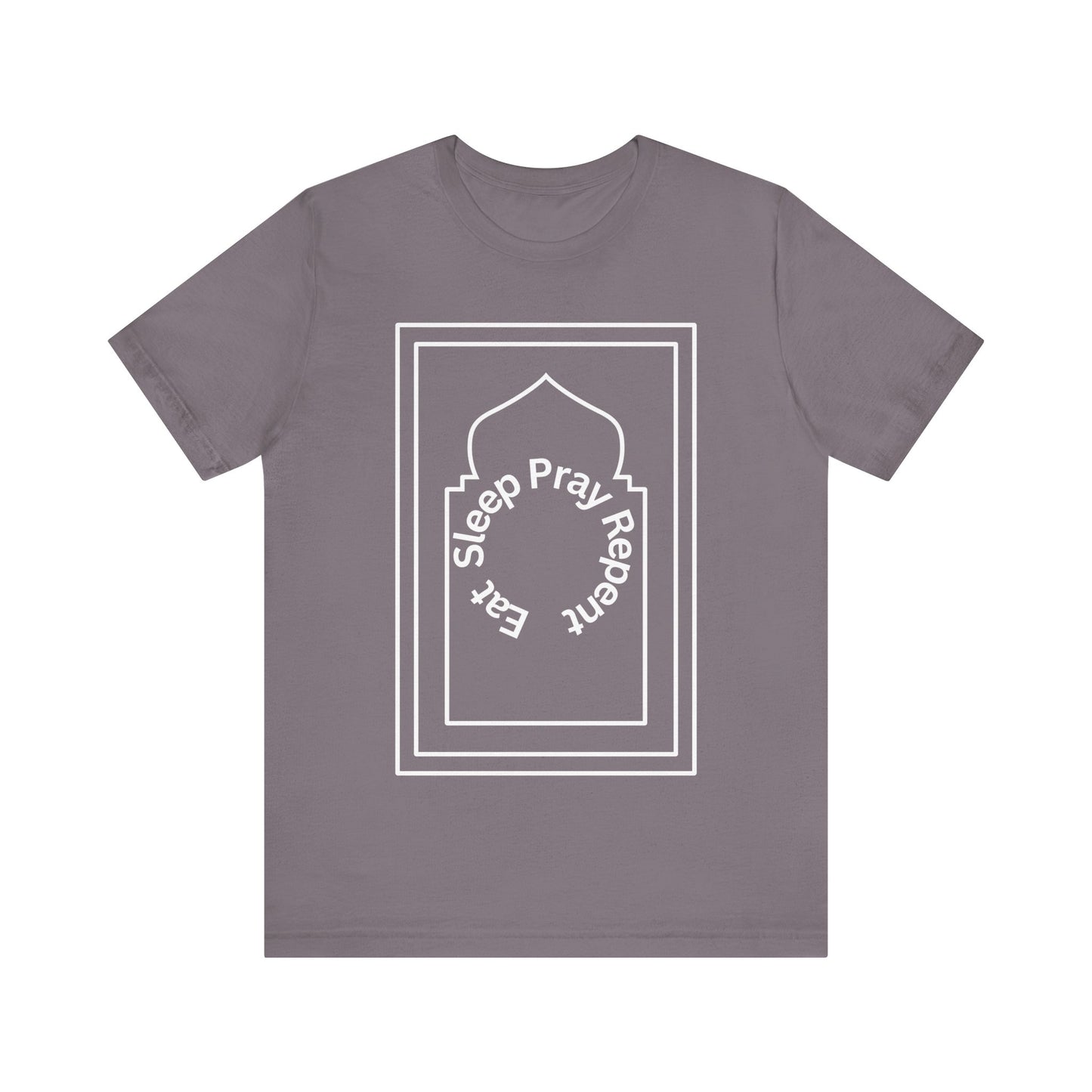 Inspirational Unisex Tee - 'Sleep Pray Repeat' Islamic Clothing