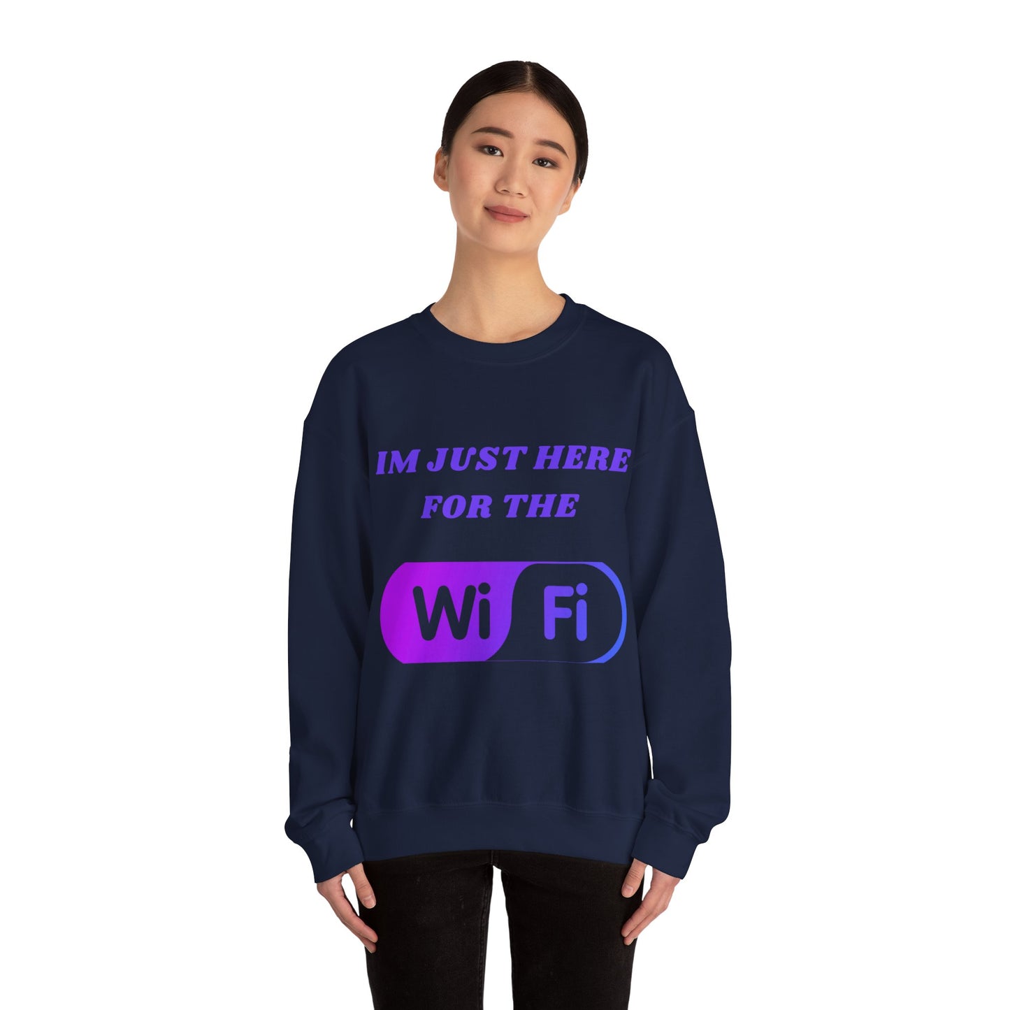 Funny WiFi Sweatshirt for Internet Lovers Humour Joke Clothing Sweat Shirt