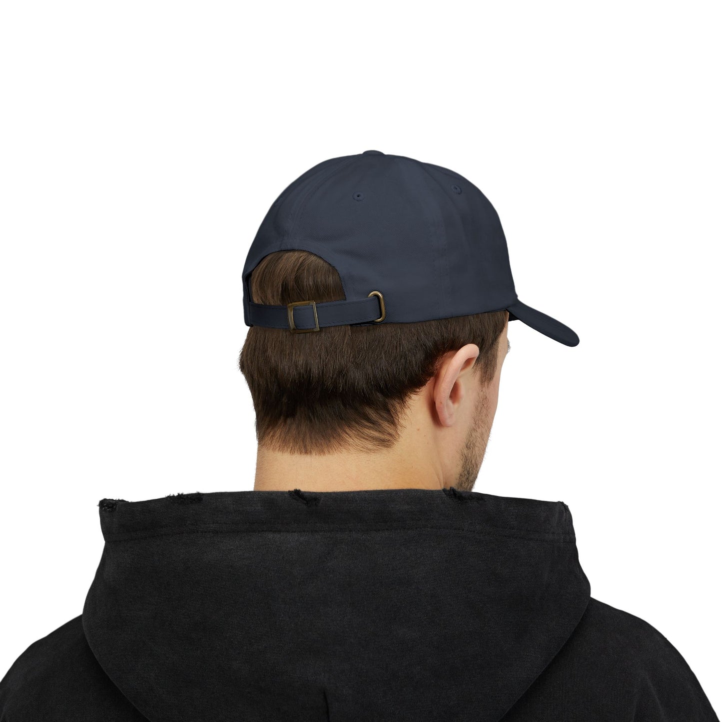 Halal Hustle Classic Dad Cap - Stylish White Cap for Everyday Wear Muslim Streetwear Hat