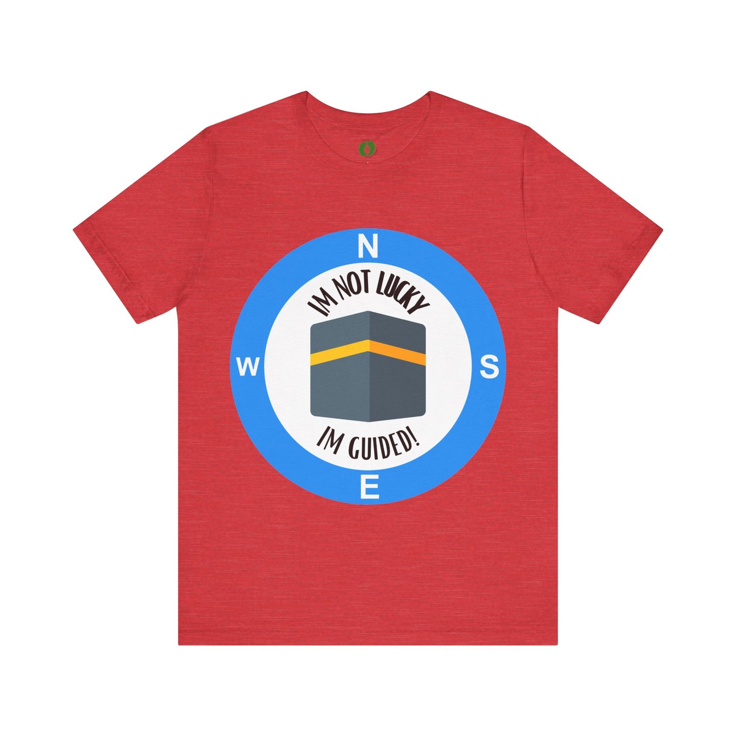 Guided Journey Unisex Jersey Tee - Inspirational Compass Design Halal Fashion T Shirt