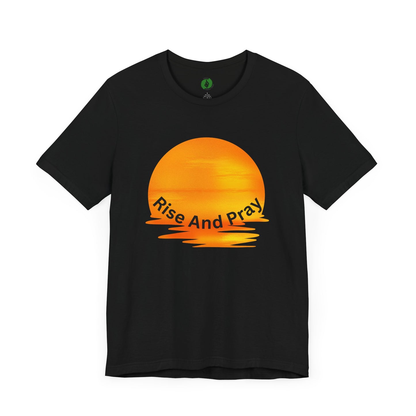 Sunrise 'Rise And Pray' Unisex Tee - Inspirational Short Sleeve Shirt Muslim Street Wear