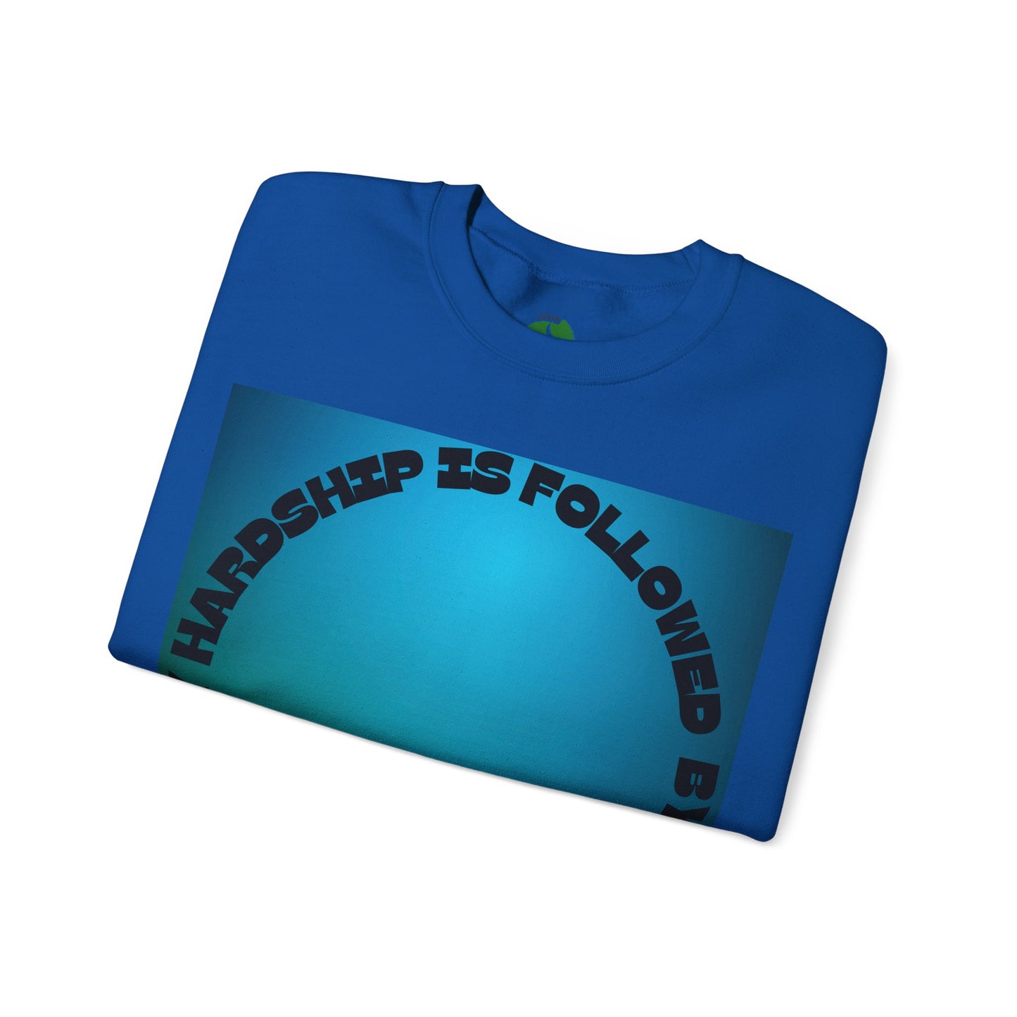 Inspirational Crewneck Sweatshirt - Every Hardship is Followed by Ease Modern Islamic Clothing