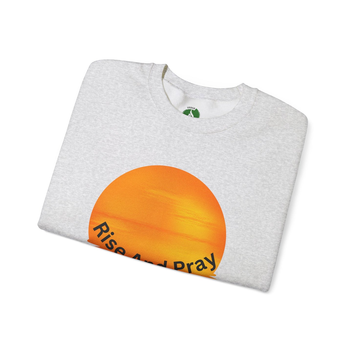 Rise And Pray Unisex Crewneck Sweatshirt - Cozy Spiritual Vibe Muslim Street Wear