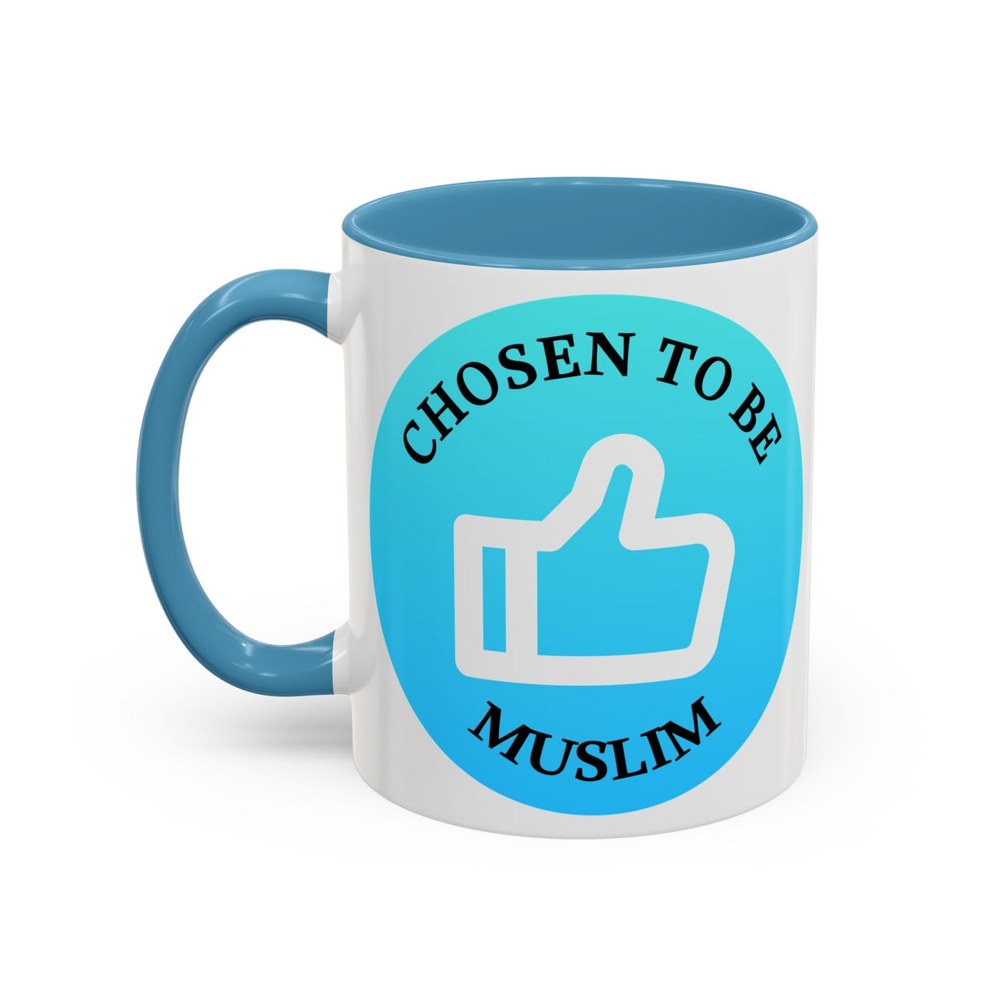 Inspirational Muslim Coffee Mug - 'Chosen to Be Muslim' - 11oz & 15oz Accent Cups Islamic Accessories Mug