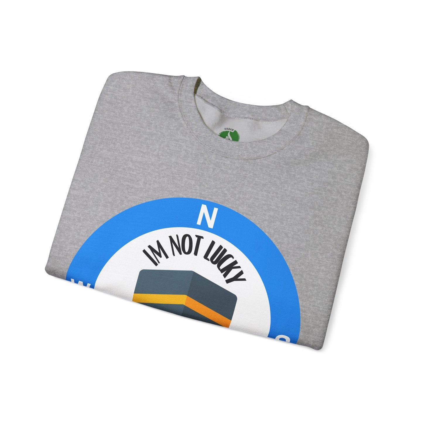 I'm Not Lucky, I'm Guided! Unisex Crewneck Sweatshirt Halal Fashion Sweat Shirt