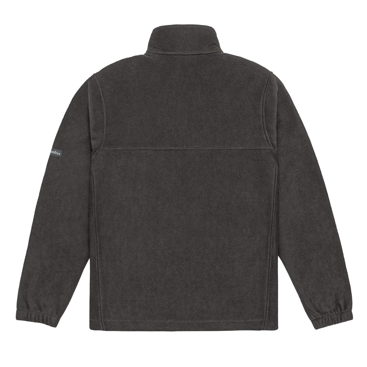 Unisex Columbia Fleece Jacket with Green Embroidery - Cozy Outdoor Wear Islamic Clothing