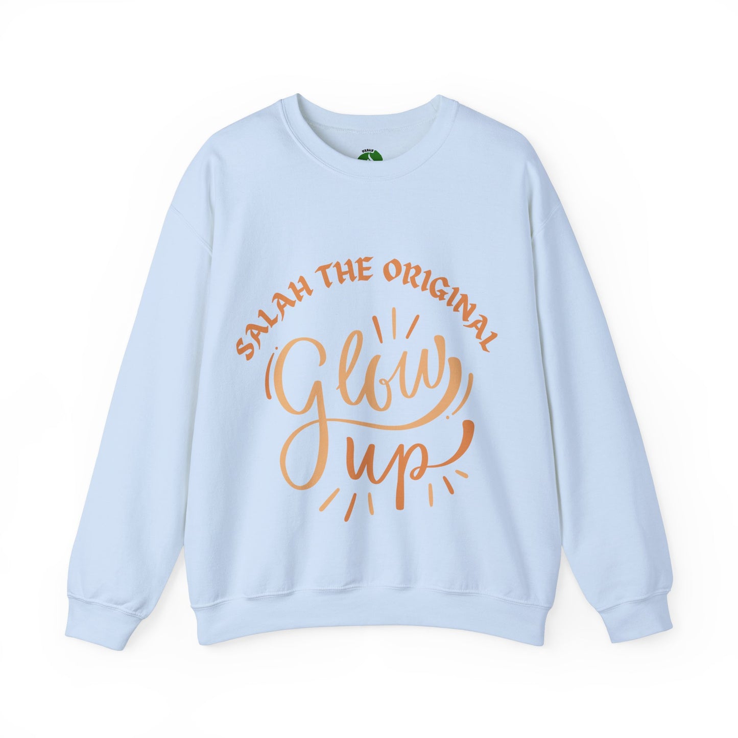 Salah Glow Up Crewneck Sweatshirt - Unisex Heavy Blend™ Muslim Fashion Sweat Shirt