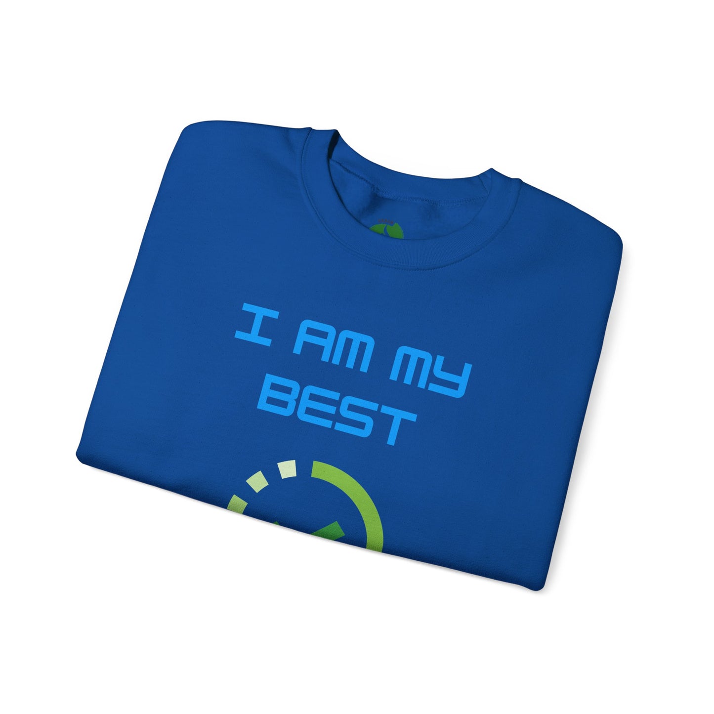 I Am My Best Upgrade Crewneck Sweatshirt | Unisex Heavy Blend™ Funny Humour Sweat Shirt