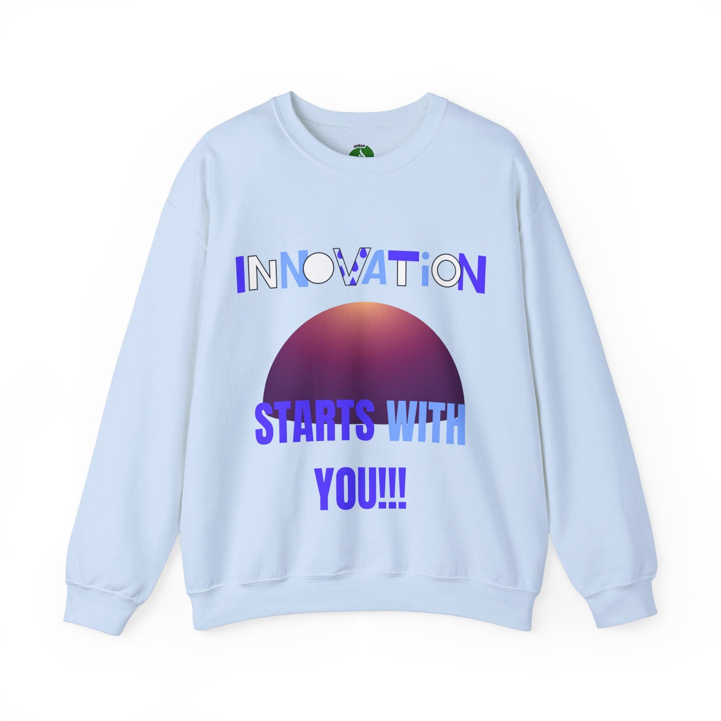 Innovation Starts With You Unisex Crewneck Sweatshirt Gym Clothing Sweat Shirt