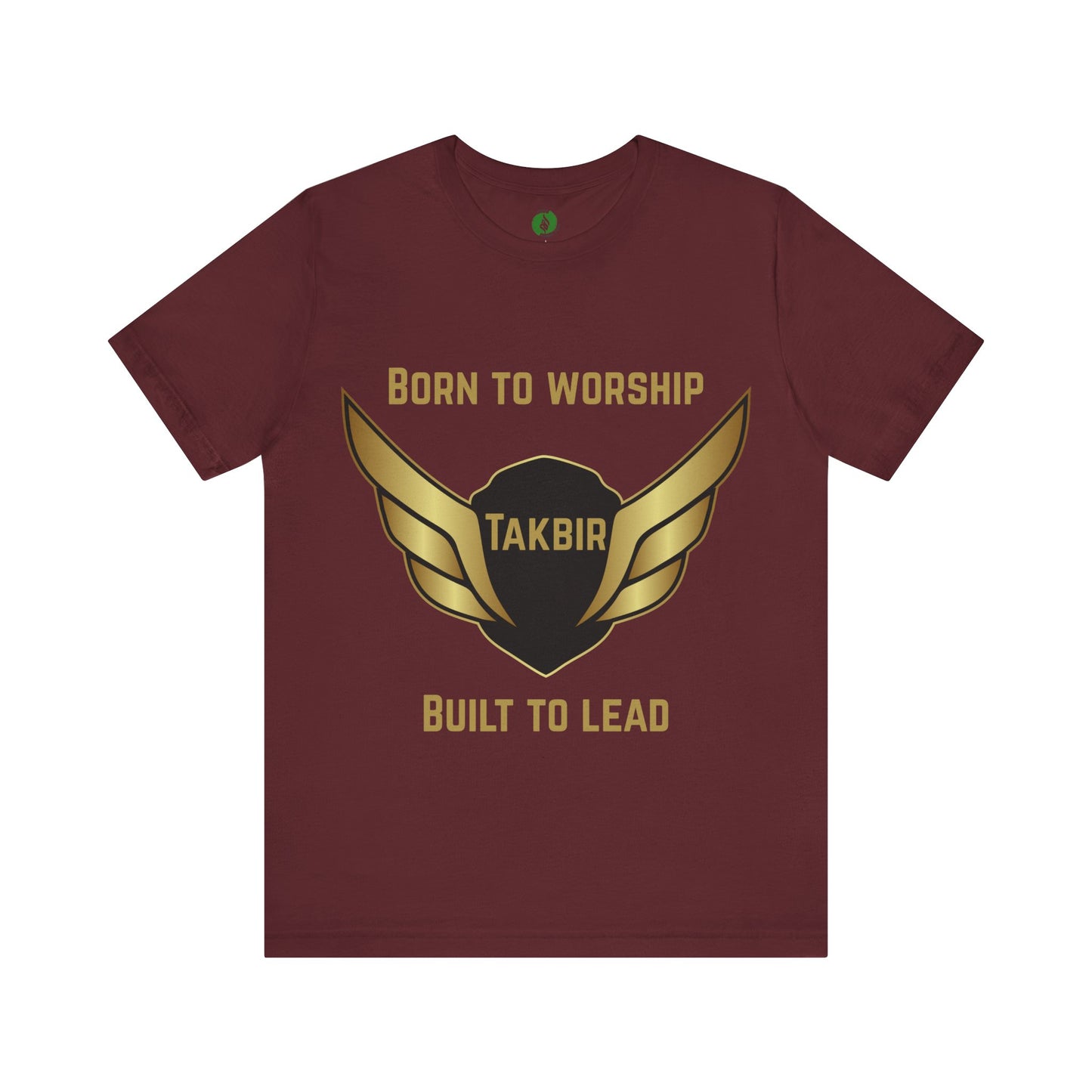 Inspirational Unisex Short Sleeve Tee - 'Born to Worship' Muslim Streetwear Fashion T Shirt
