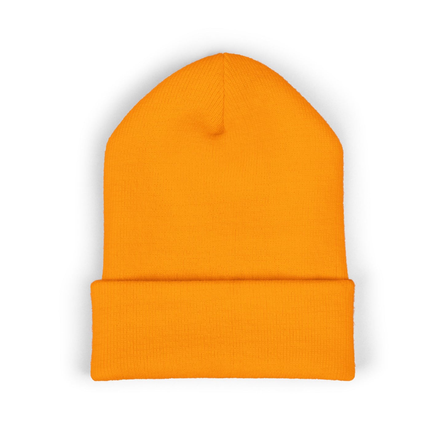 Classic Cuffed Beanie with Embroidered Logo - Cozy Winter Accessory Islamic Clothing