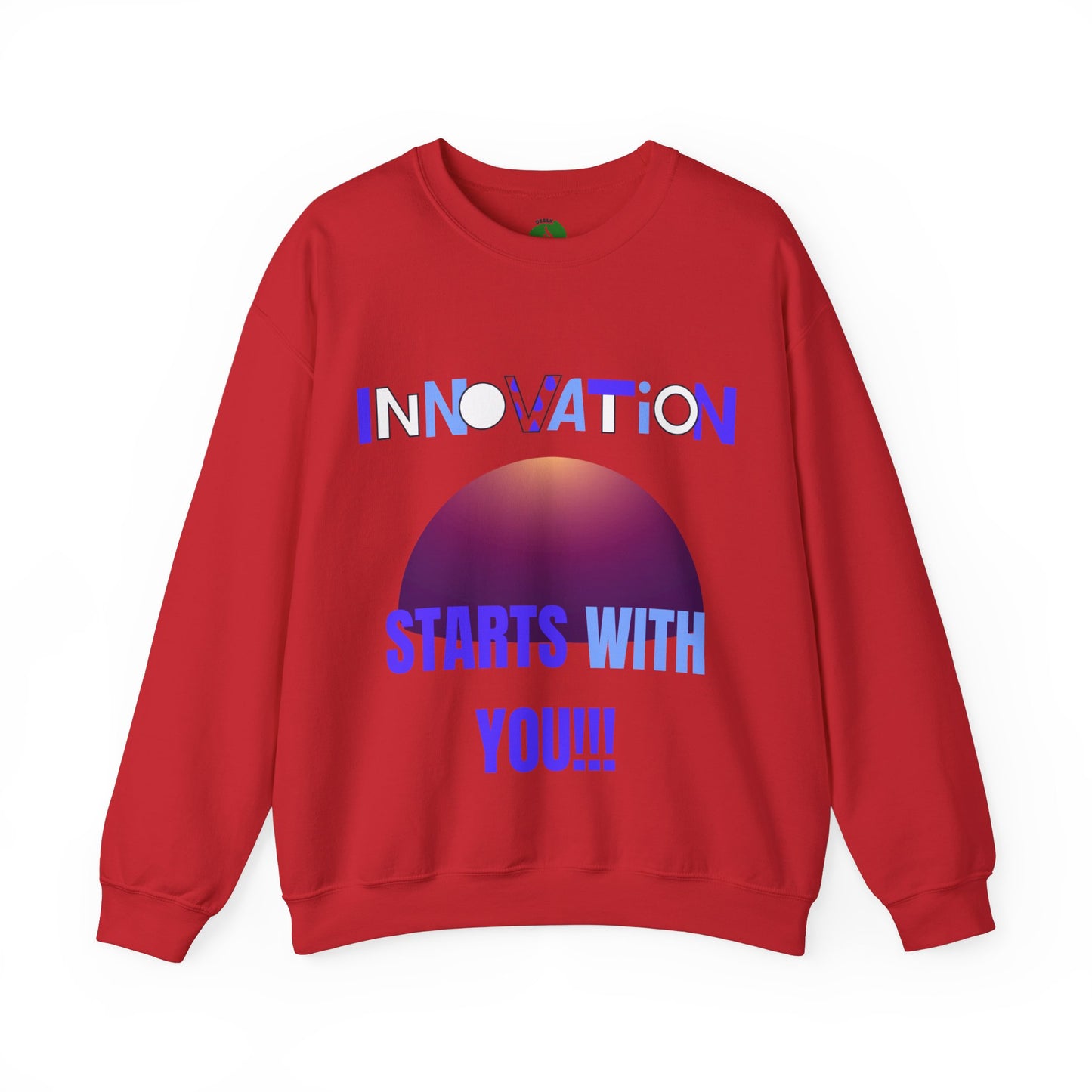 Innovation Starts With You Unisex Crewneck Sweatshirt Gym Clothing Sweat Shirt