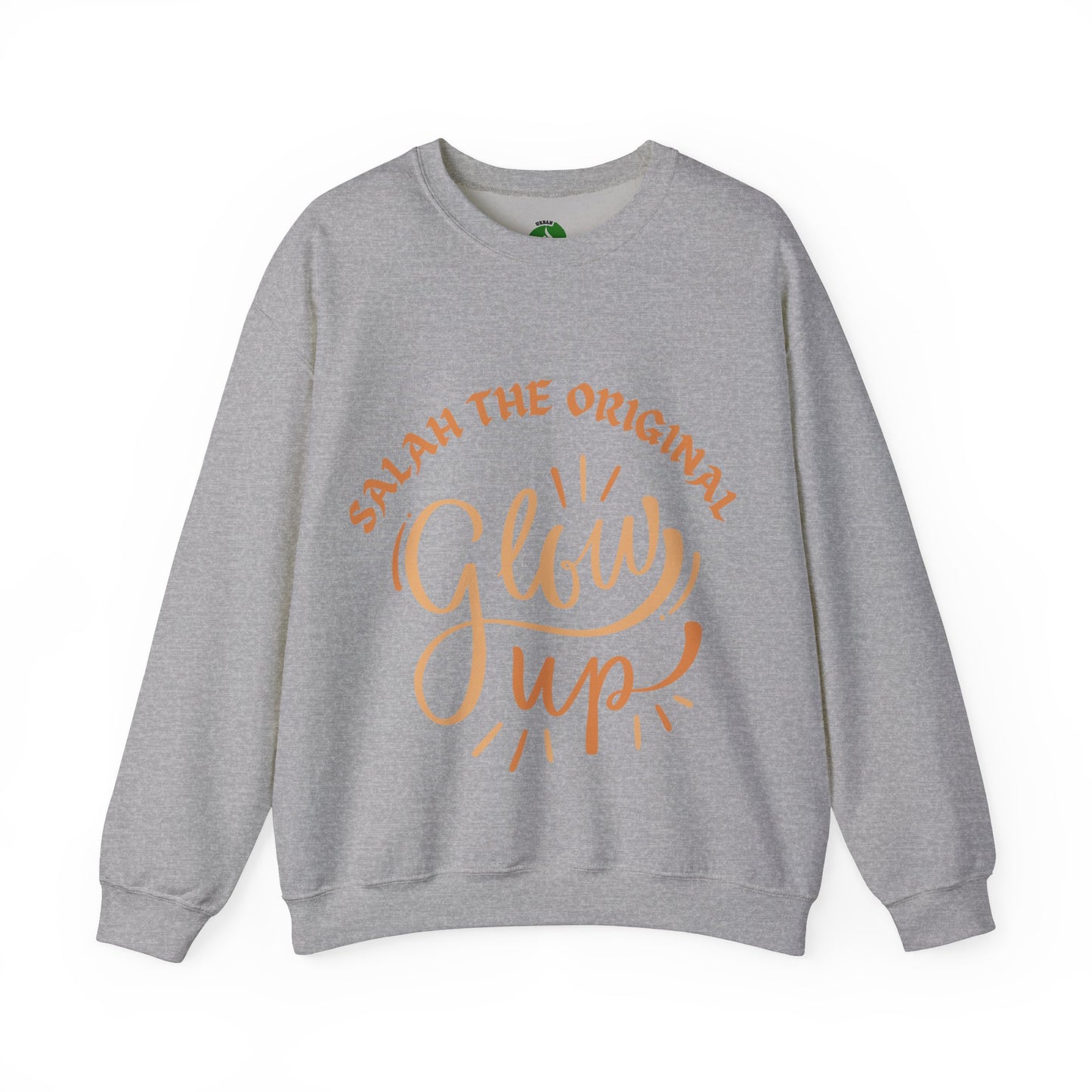 Salah Glow Up Crewneck Sweatshirt - Unisex Heavy Blend™ Muslim Fashion Sweat Shirt