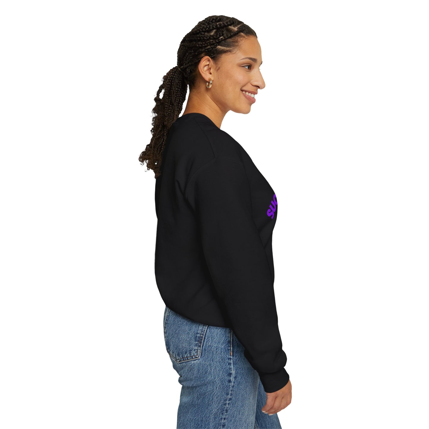 Motivational Clothing Crewneck Sweatshirt - 'Success Takes Time but It's Coming!'