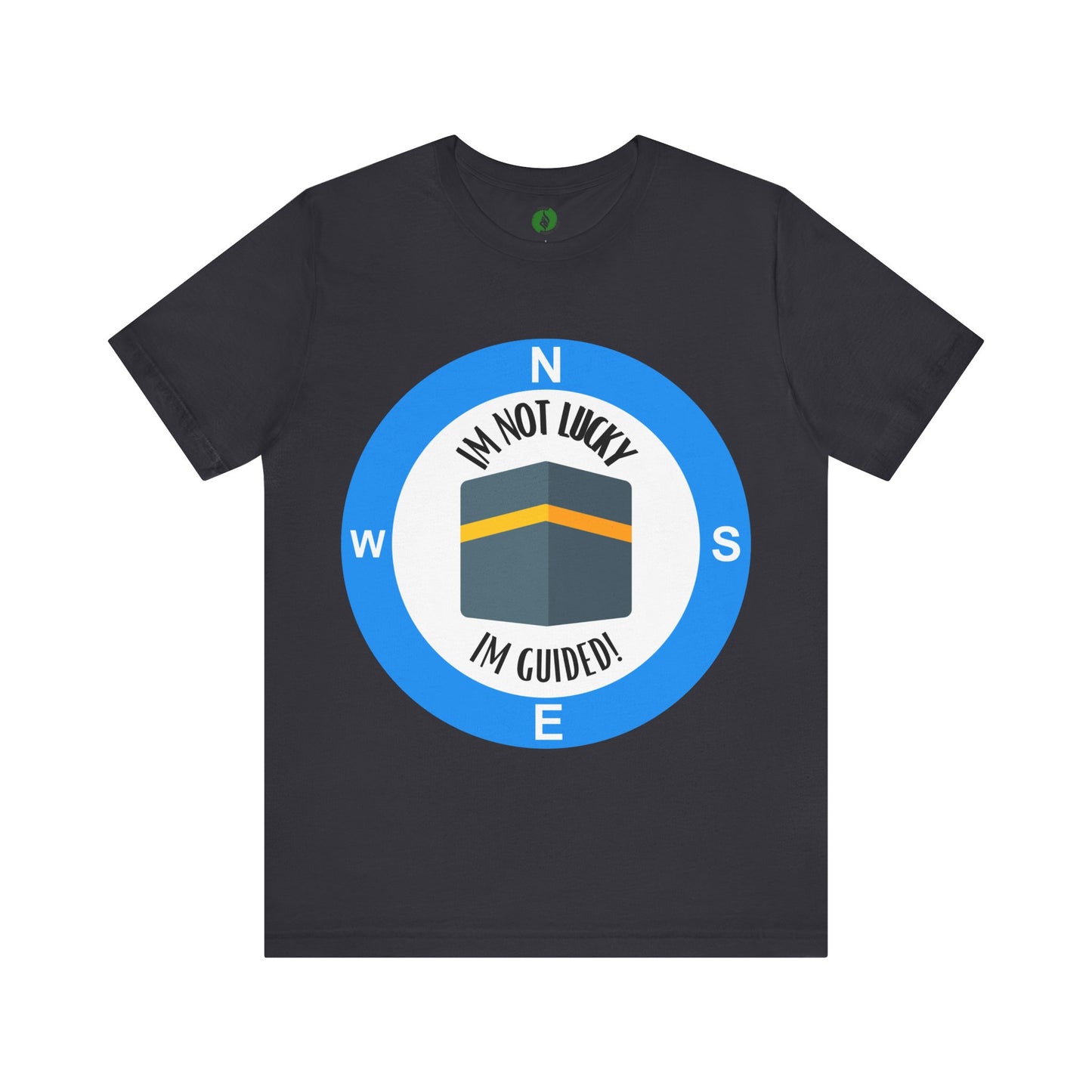 Guided Journey Unisex Jersey Tee - Inspirational Compass Design Halal Fashion T Shirt