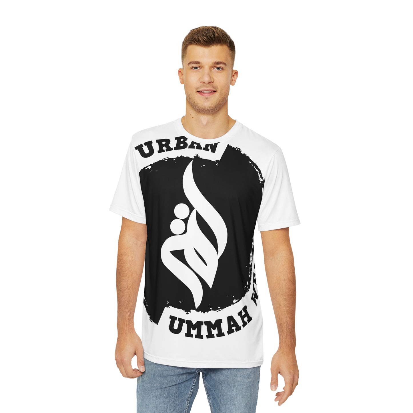 Urban Ummah Men's Polyester Tee - Stylish & Comfortable Activewear